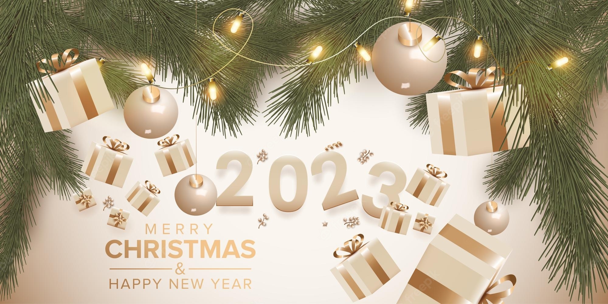 2000x1000 Christmas tree happy new year background Vectors & Illustrations for Free Download, Dual Screen