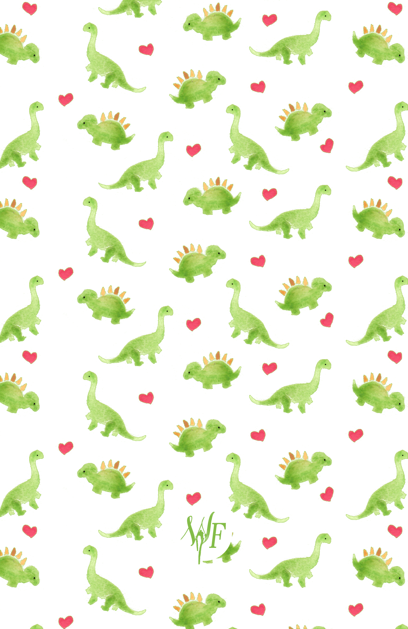 1300x2000 iPhone Cute Dino Wallpaper, Phone