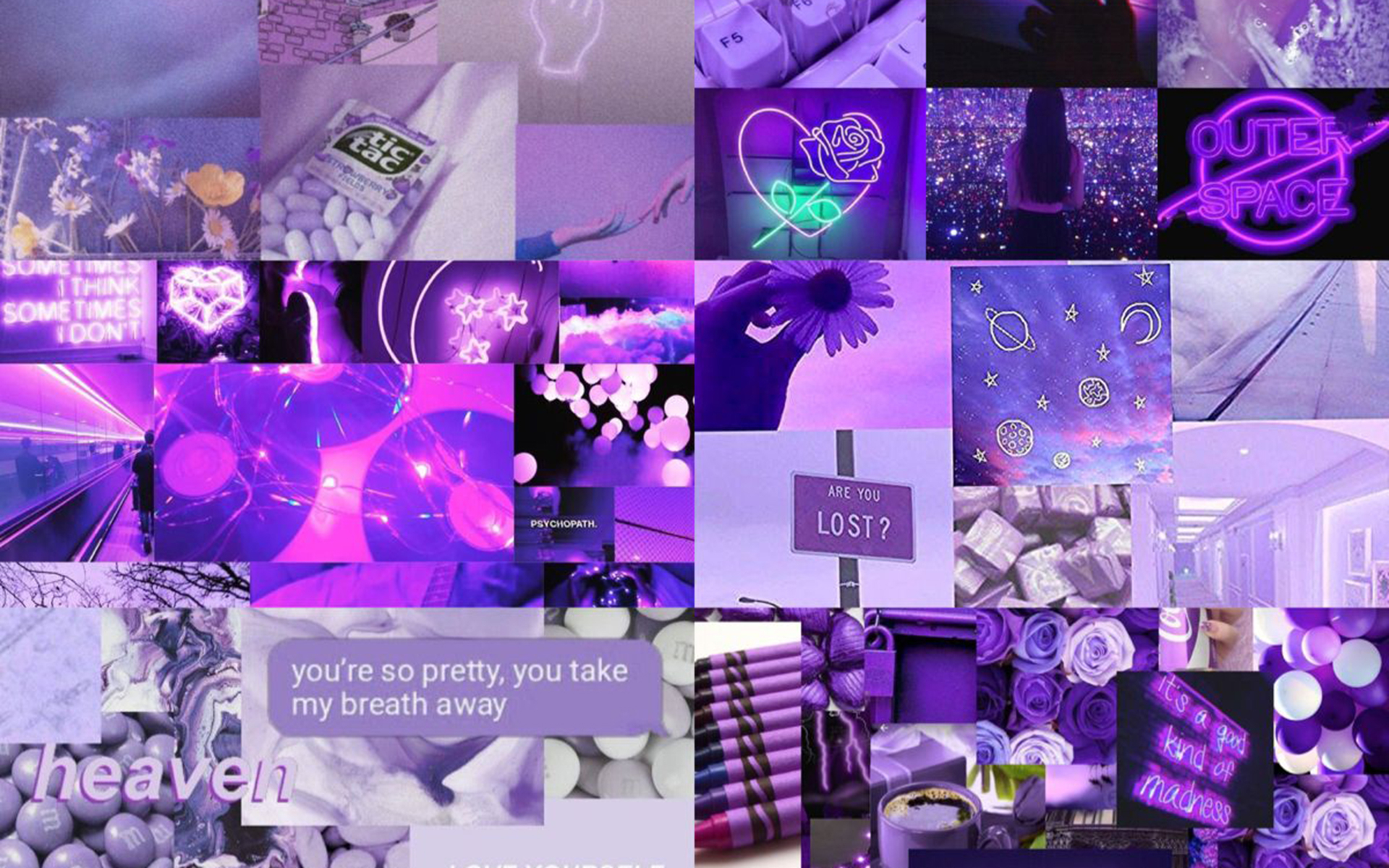 1920x1200 HD Wallpaper Aesthetic Purple, Desktop