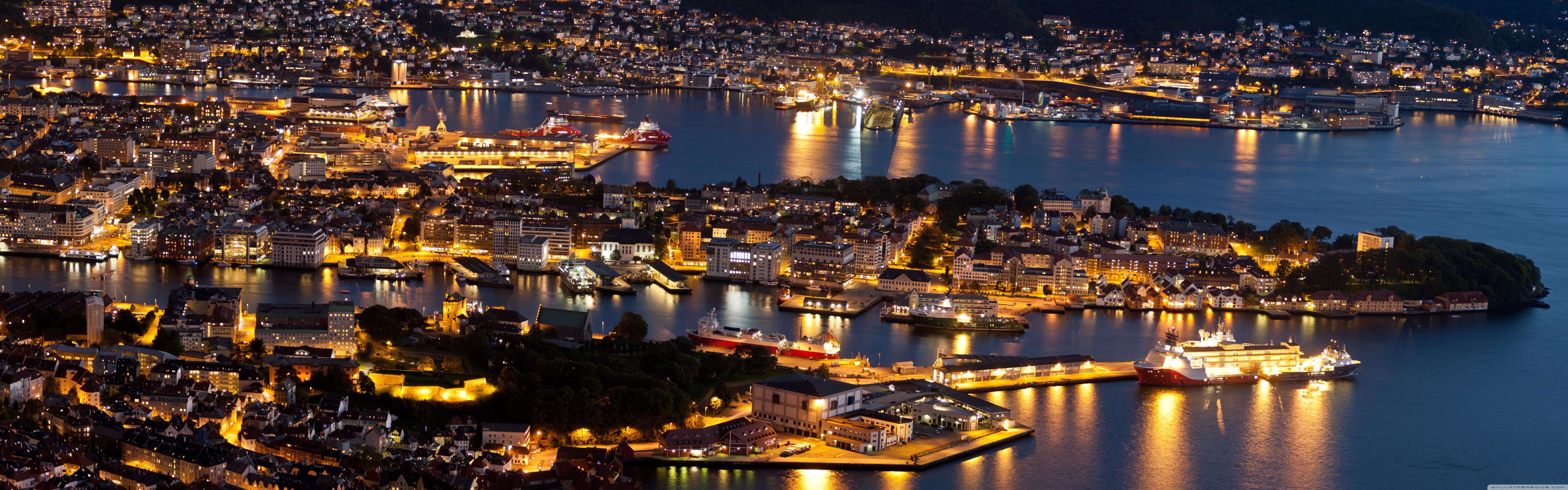 7680x2400 Bergen Wallpaper 7 X 2400, Dual Screen