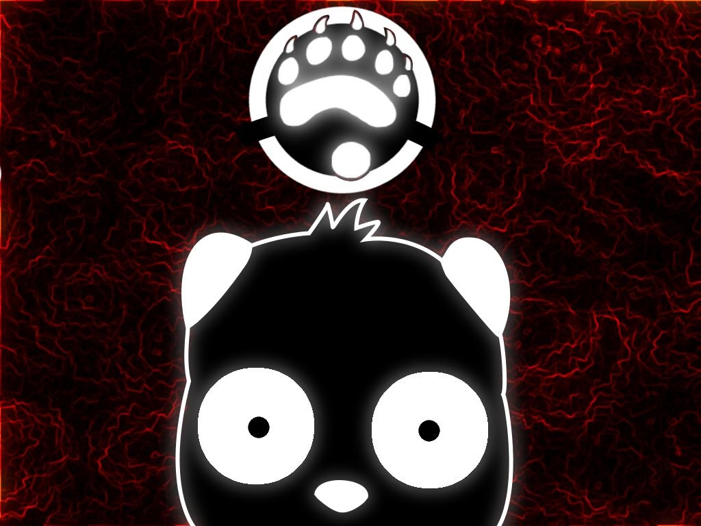 1030x770 Inverted Color Panda Wallpaper by Lownleinhigh - Fur, Desktop