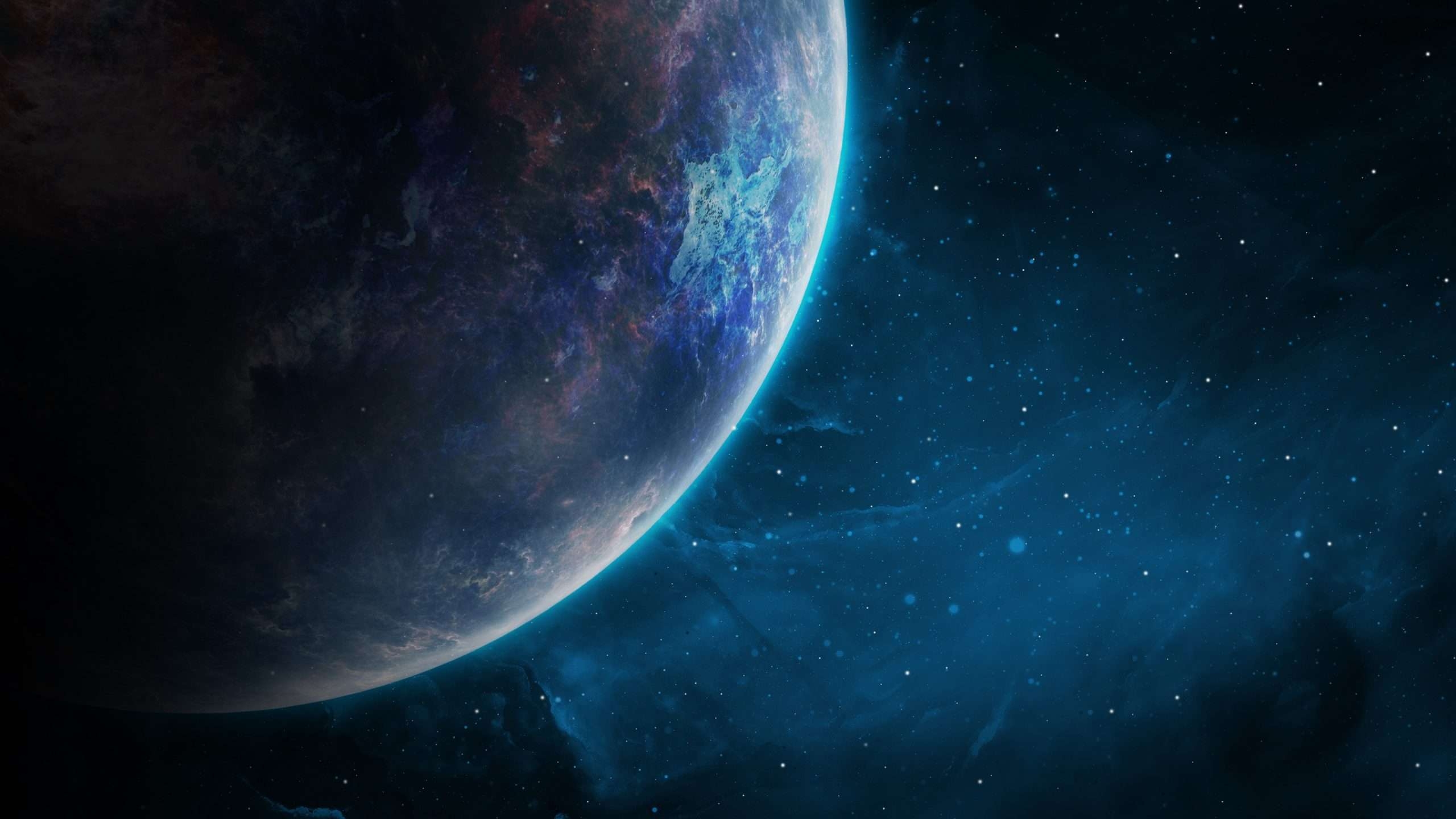 2560x1440 Space Planets Wallpaper 4k, Desktop