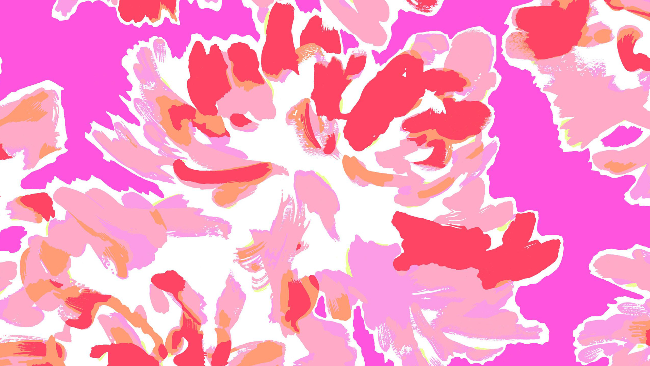 2560x1440 Red Pink White Mixed Paints In Light Purple Background HD Preppy Wallpaper, Desktop