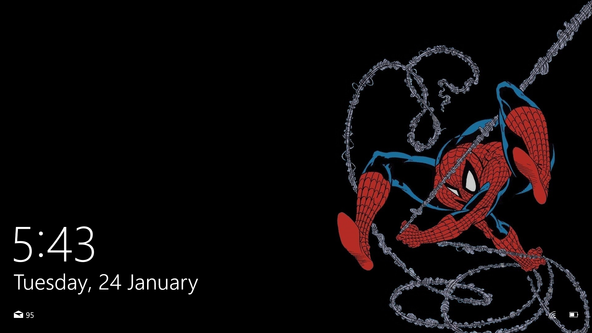 1920x1080 Spidey wallpaper I use for my laptop lock screen, Desktop