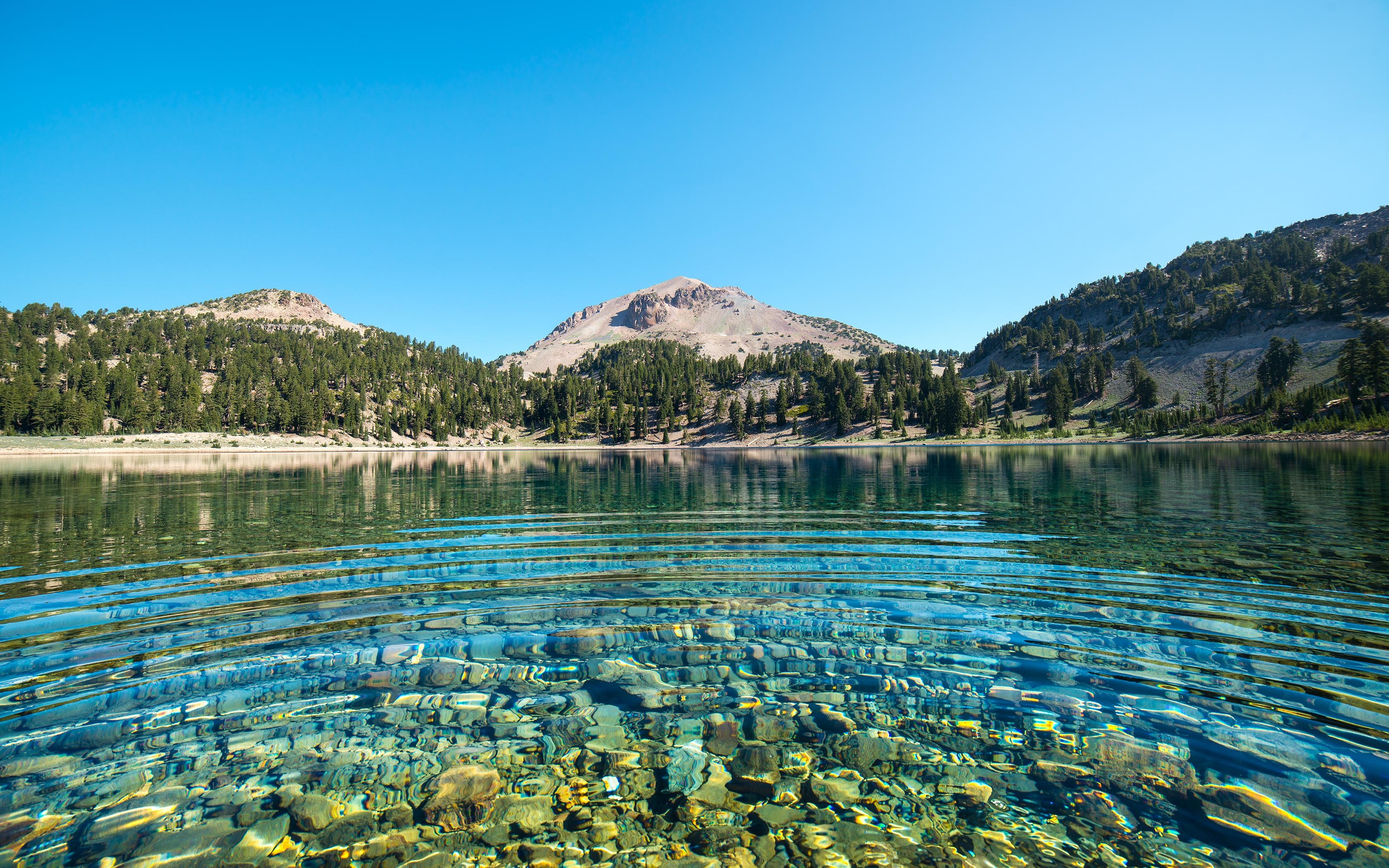 3360x2100 Picture California USA Lake Helen Lassen National Forest, Desktop