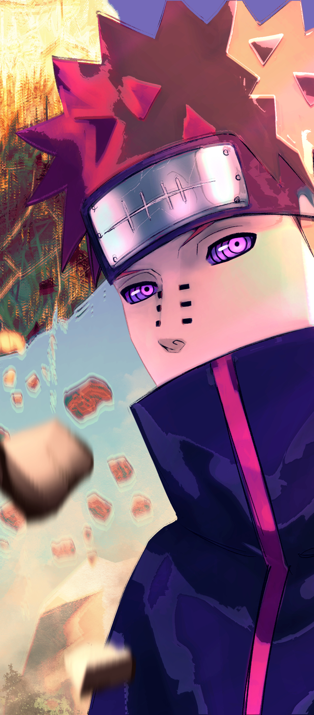 1080x2460 Pain by しう, Phone