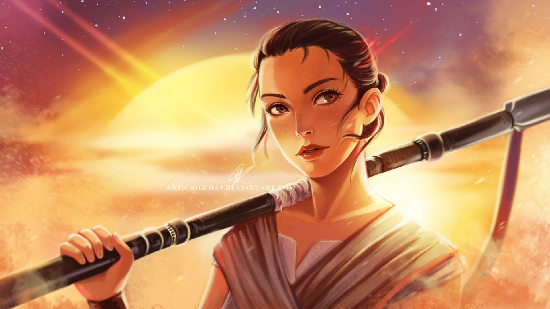 1920x1080 Rey Wallpaper, Olga Solovian, Desktop