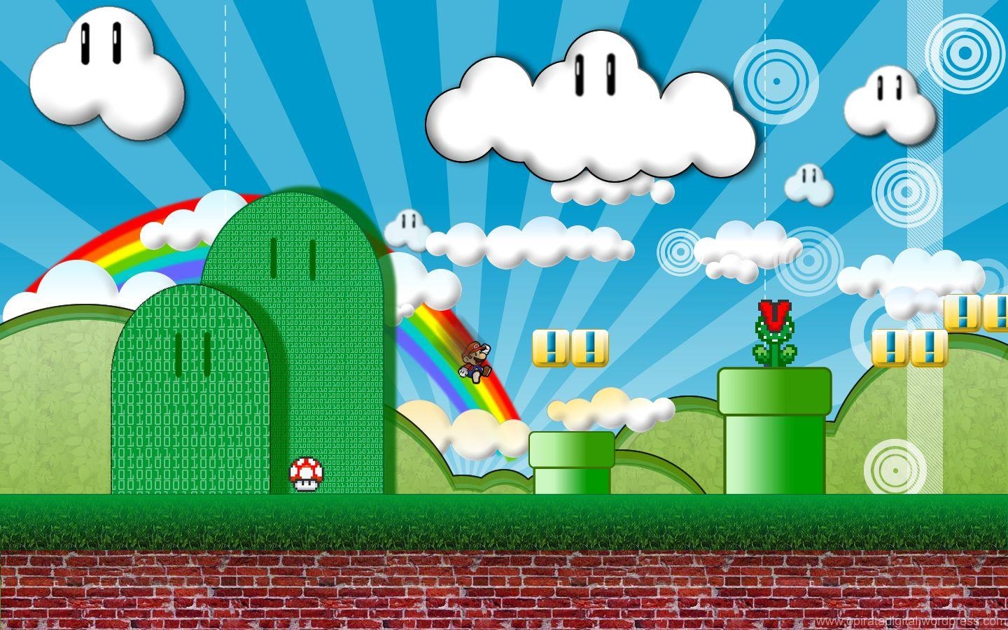 1440x900 desktop super mario bros. Free Phone Wallpaper For Mobile Cell, Desktop