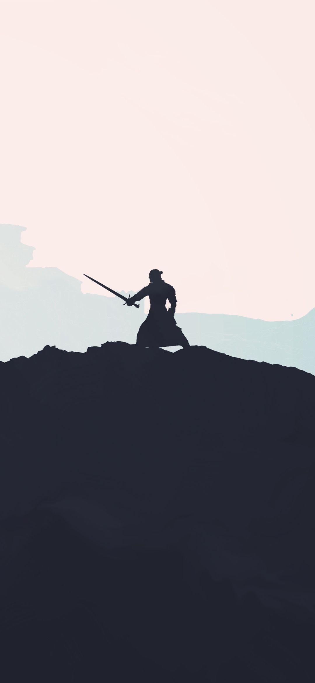 1080x2340 Alone Warrior Minimal Wallpaper 1080X2340. Minimal wallpaper, Minimalist wallpaper, Free phone wallpaper, Phone