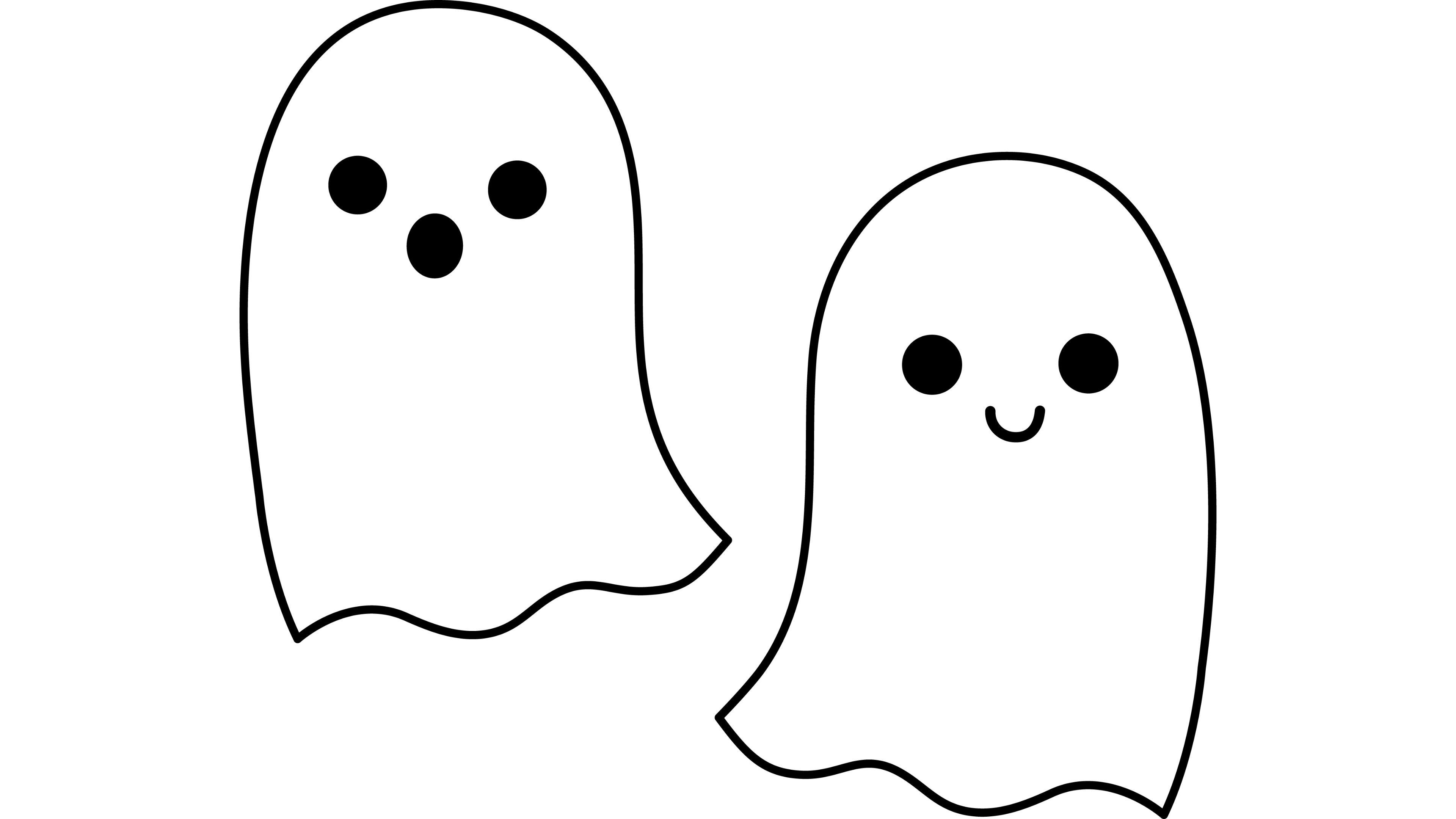 3840x2160 White Ghosts Halloween S 4K wallpaper, Desktop