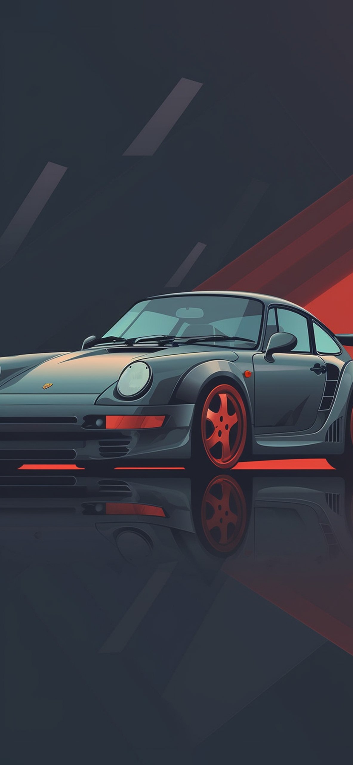 1190x2560 Porsche 911 Grey Wallpaper Wallpaper for iPhone 4k, Phone