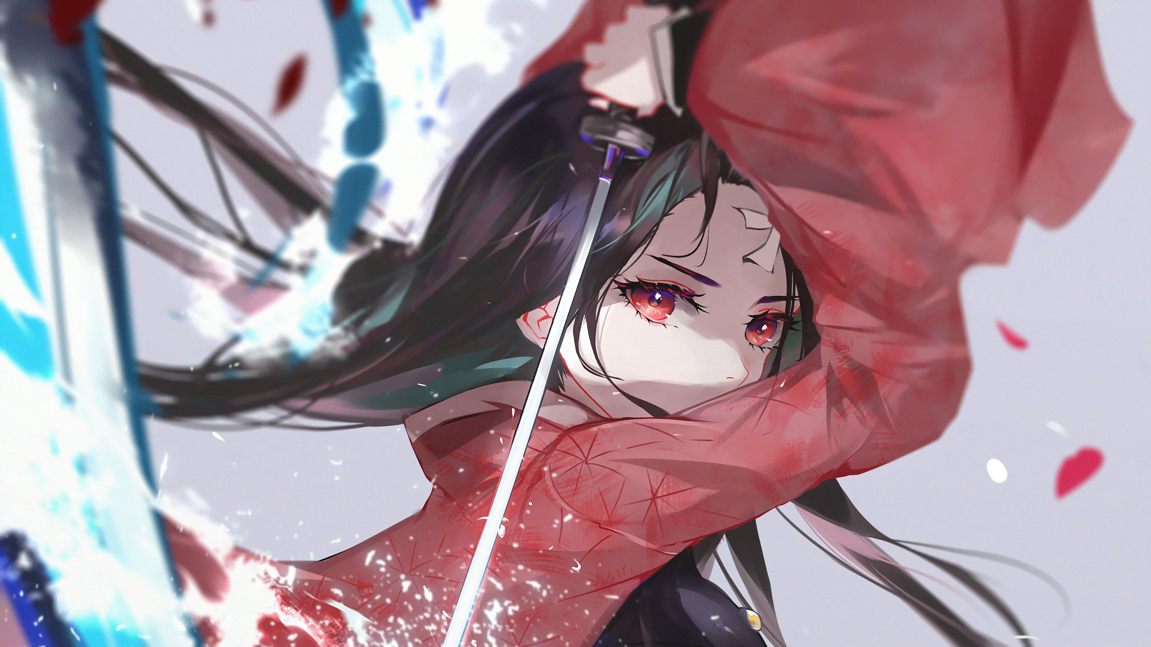 3840x2160 Nezuko Kamado Kimetsu no Yaiba 4K Wallpaper, Desktop