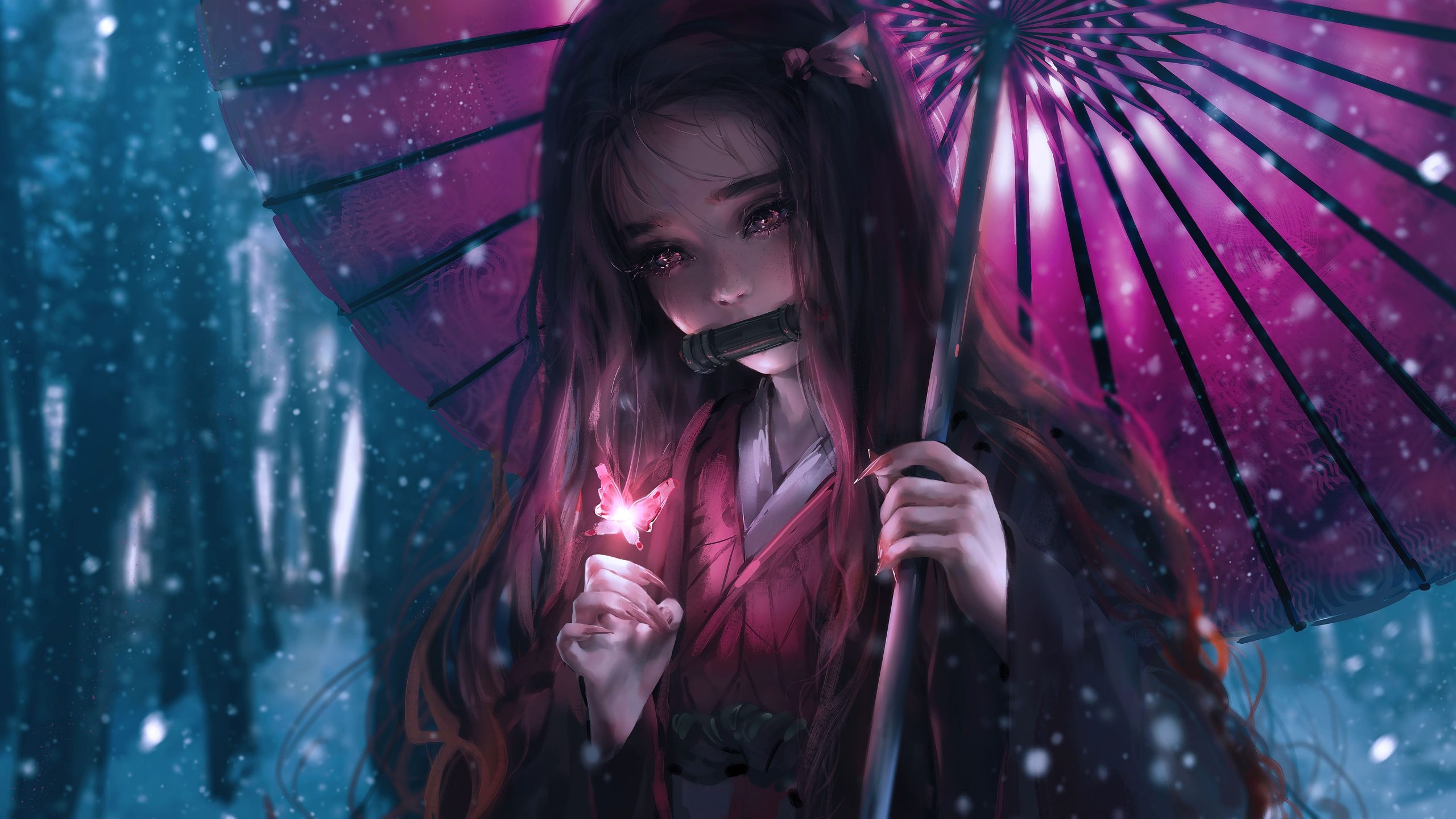 2560x1440 Nezuko 4k Wallpaper Ultra 4k Nezuko Background Download, Desktop