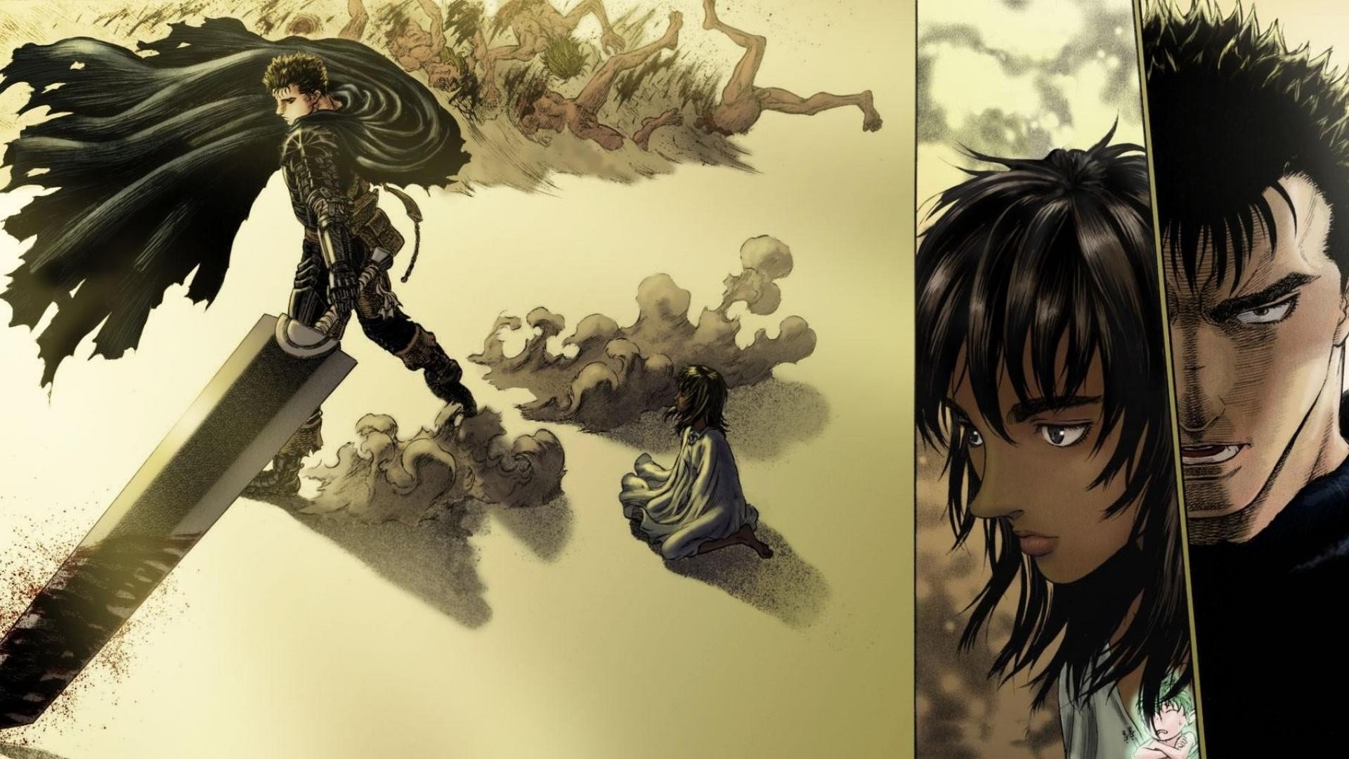 1920x1080 Kentaro Miura, Berserk, Guts, Casca HD Wallpaper / Desktop and Mobile Image & Photo, Desktop