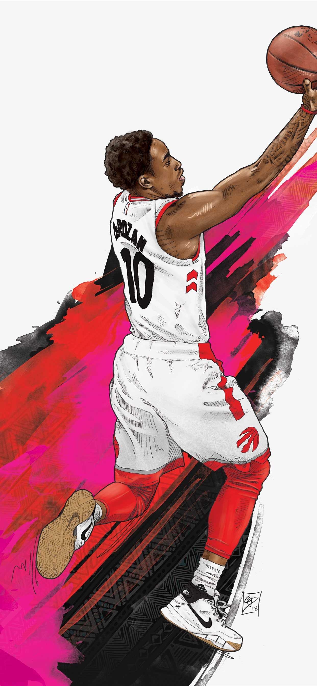 1250x2690 iPhone 13 Demar Derozan Wallpaper, Phone