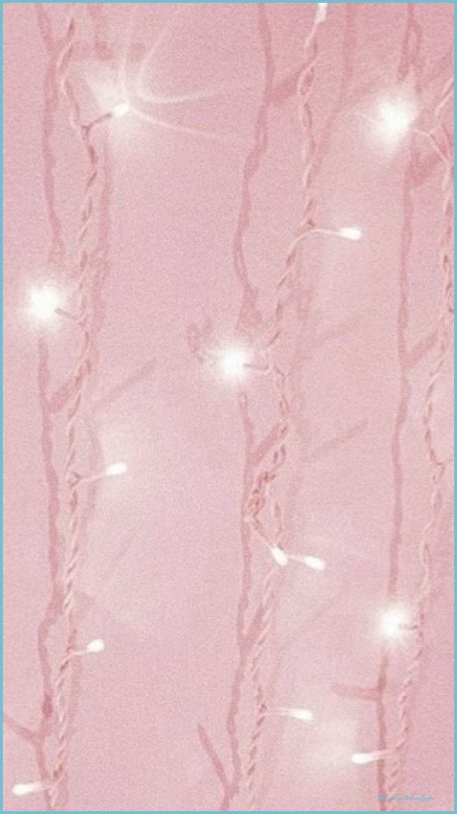 670x1190 Pink Christmas Lights Wallpaper Light Pink Walls, Pink Wallpaper Pink Aesthetic Wallpaper, Phone