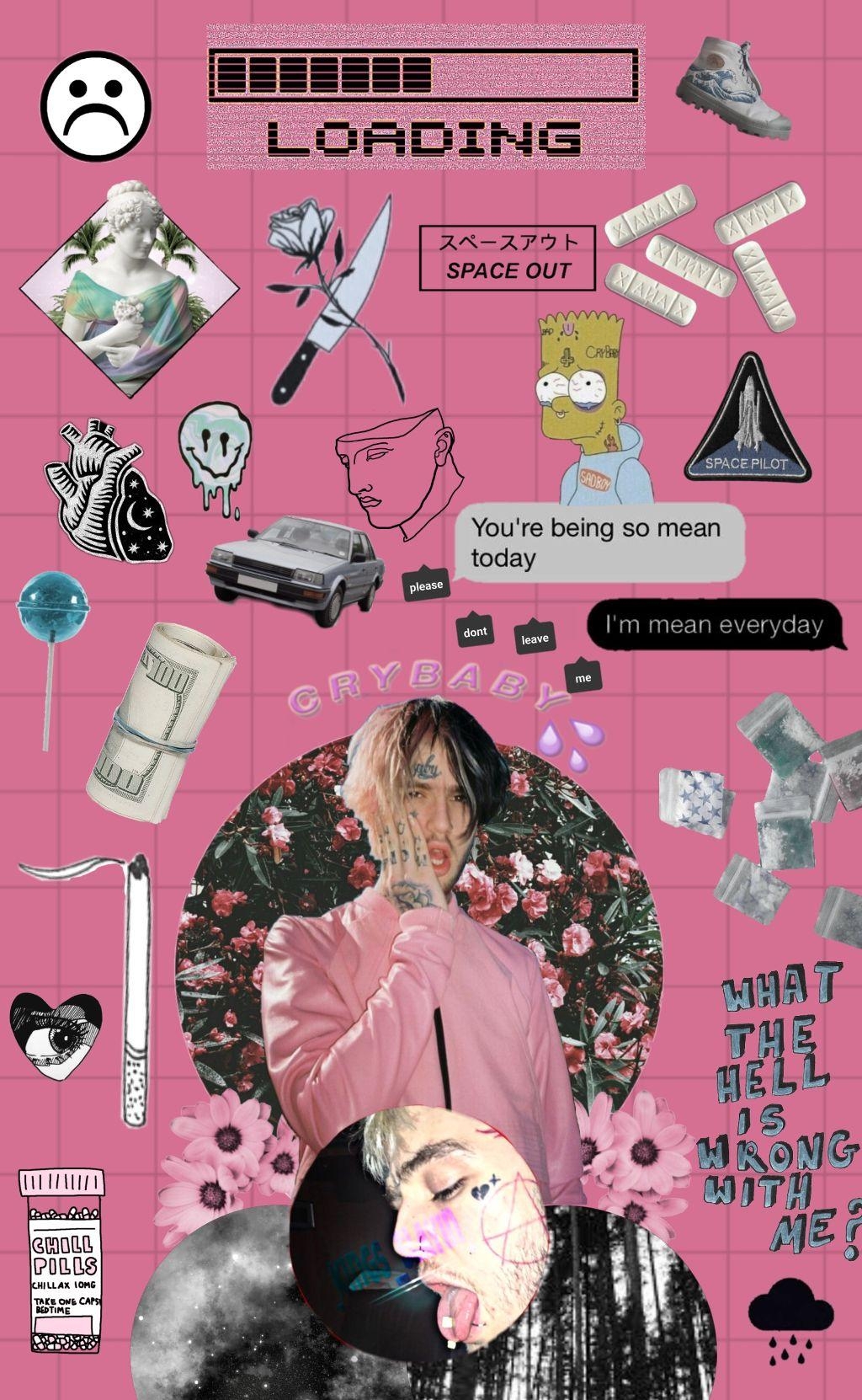 1030x1670 Pink Aesthetic Wallpaper Collage, Phone