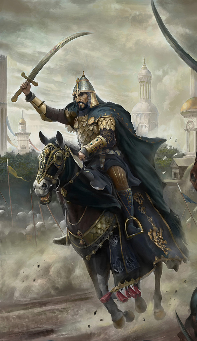 680x1170 Saladin, HUNTBORN STUDIO. Persian warrior, Islamic artwork, Character art, Phone