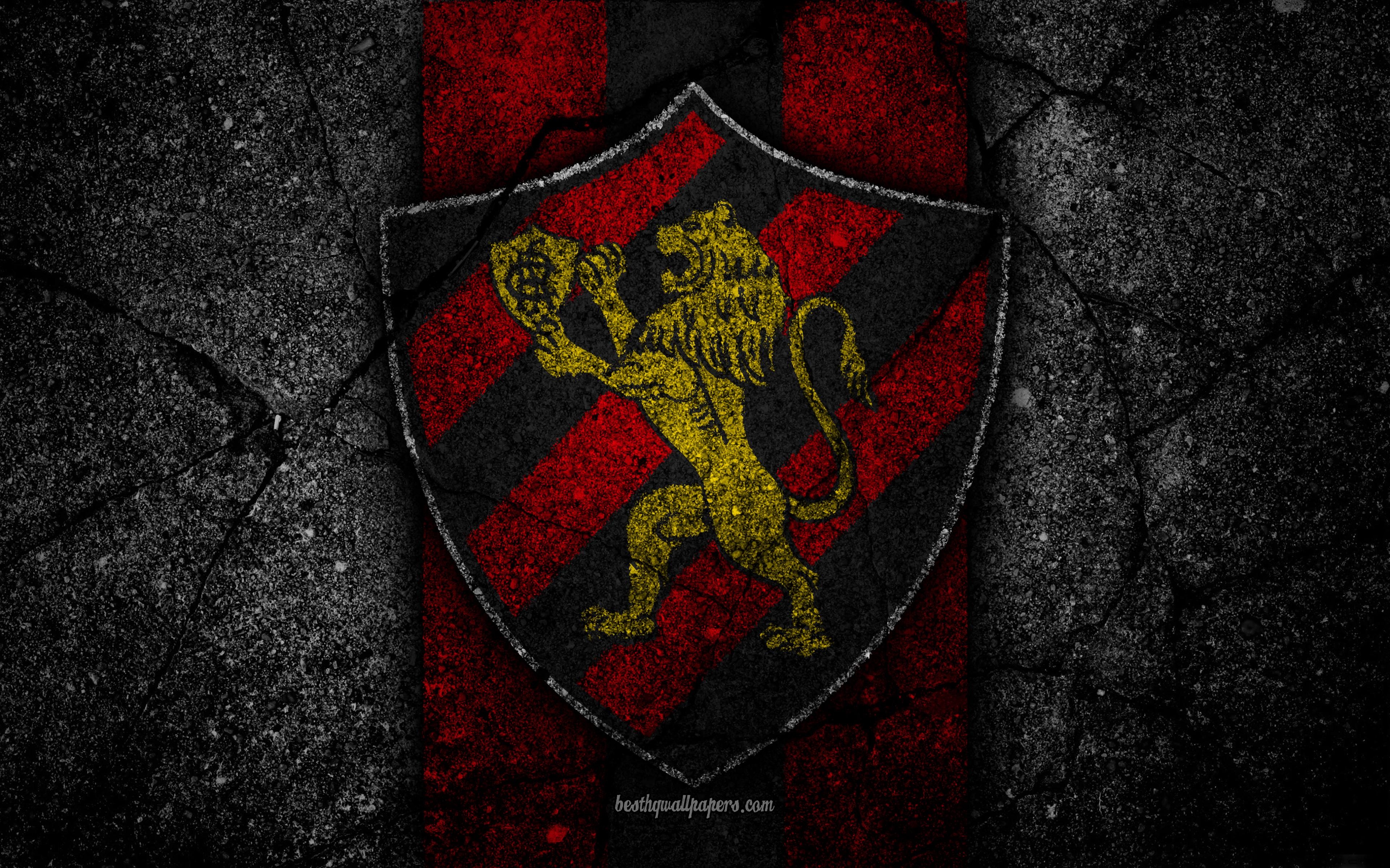 3840x2400 Download wallpaper 4k, Sport Recife FC, logo, Brazilian Seria A, Desktop