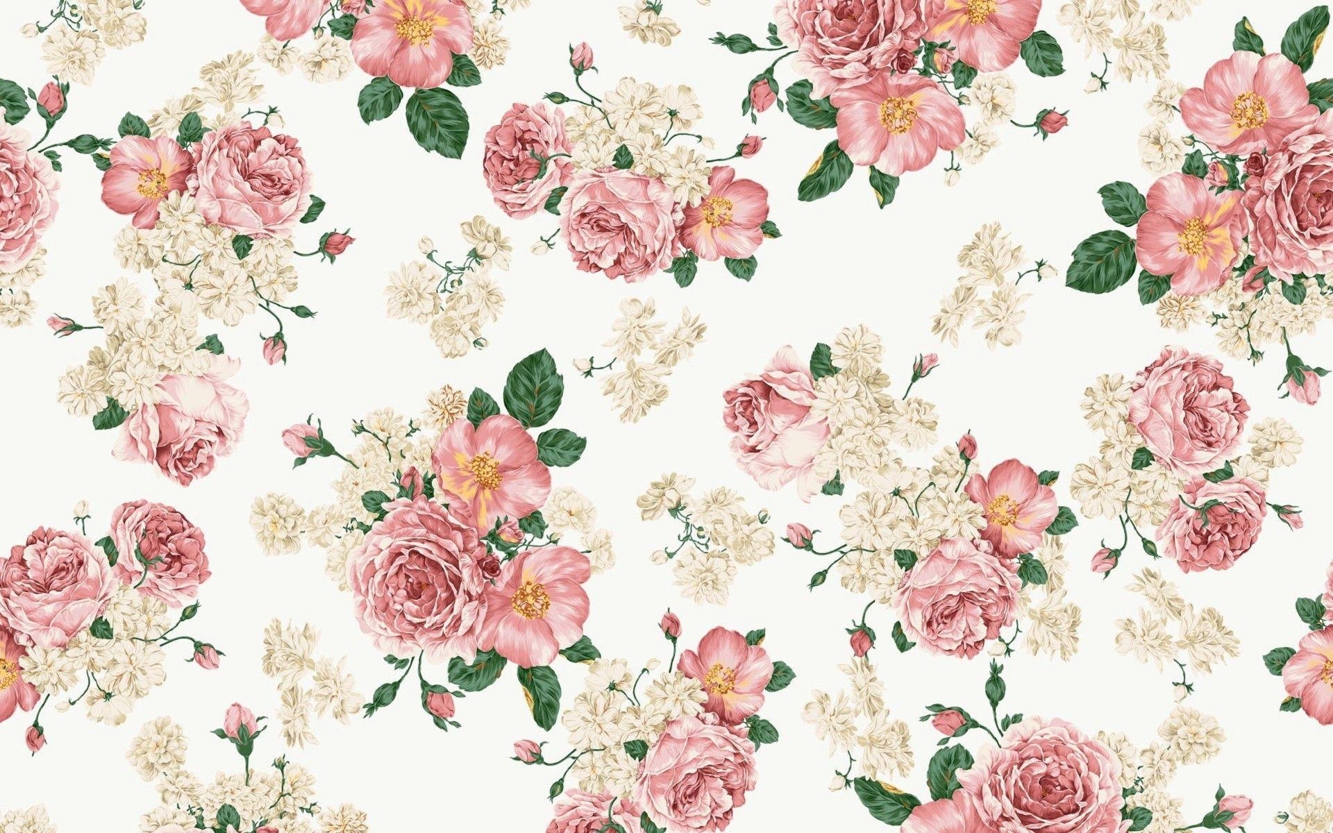 1920x1200 Vintage Floral wallpaperDownload free cool High Resolution, Desktop