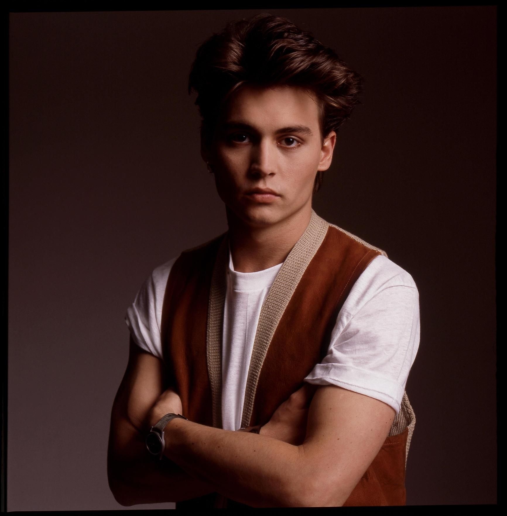 1740x1770 Young Johnny Depp Wallpaper, Phone