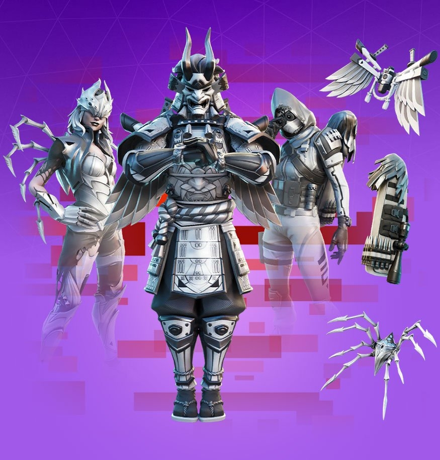 880x920 Corrupted Shogun Fortnite wallpaper, Phone