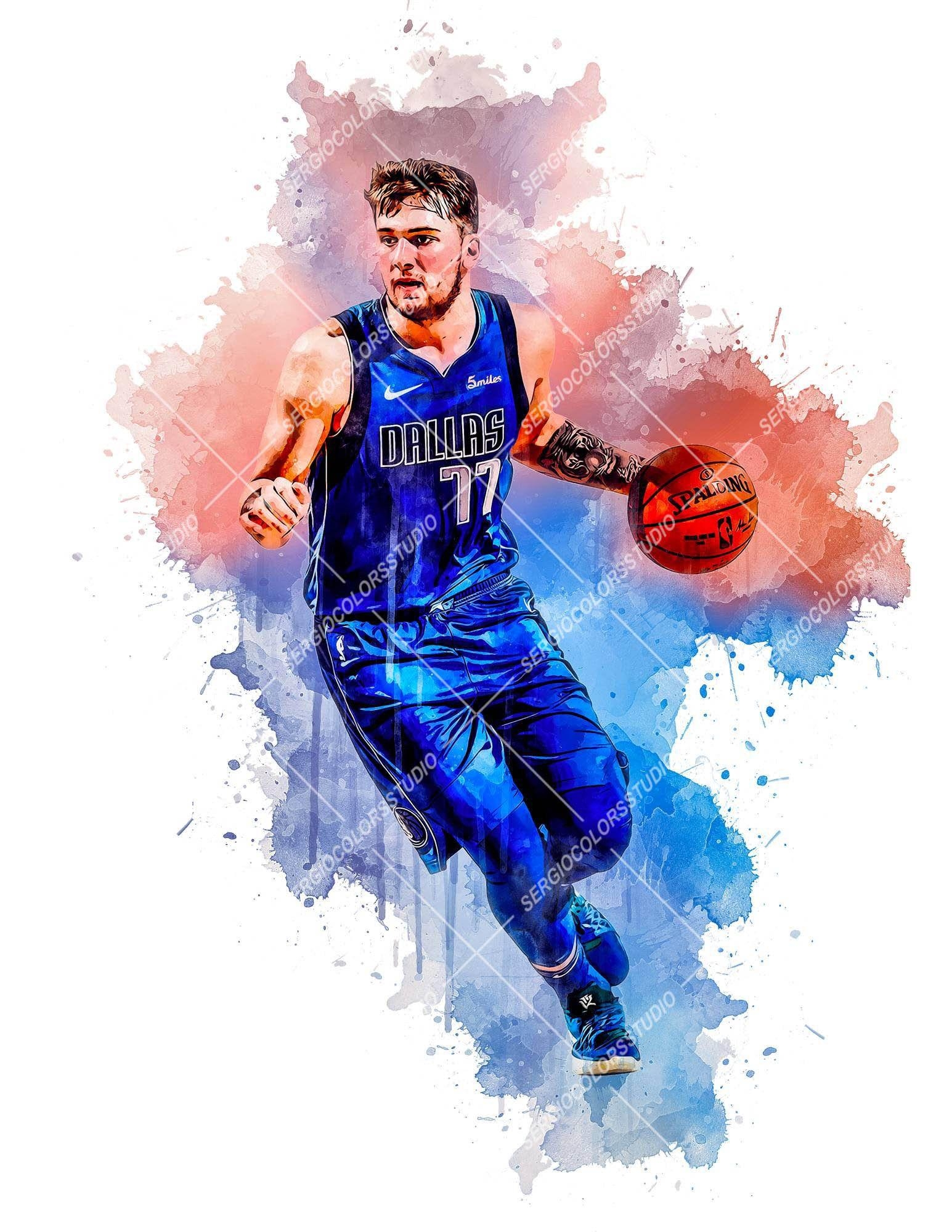 1550x2000 Free download Luka Doncic NBA poster Dallas Mavericks watercolor handmade [] for your Desktop, Mobile & Tablet. Explore Luka Doncic Dallas Mavericks Wallpaper. Luka Doncic Dallas Mavericks Wallpaper, King, Phone