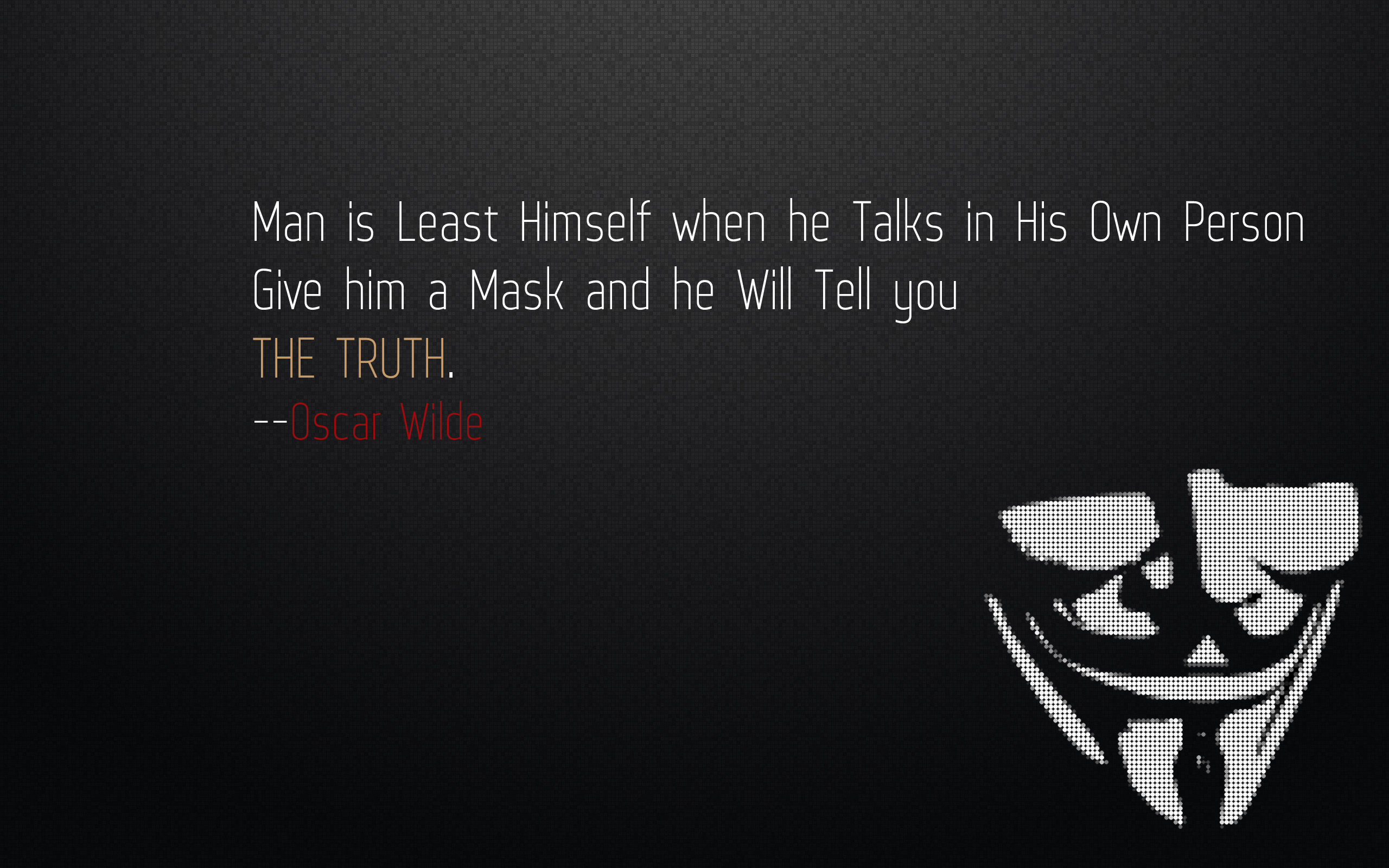 2560x1600 Oscar Wilde Beautiful Quote HD Wallpaper, Desktop