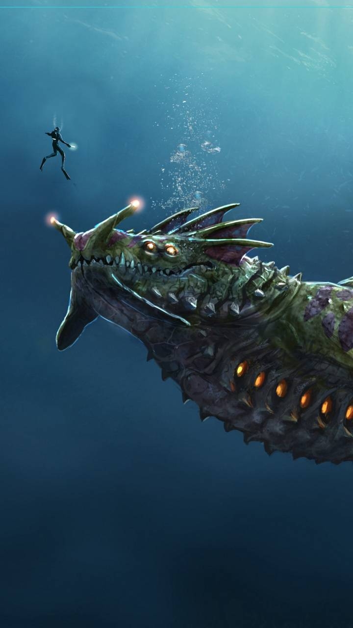 720x1280 Subnautica SeaDragon wallpaper, Phone