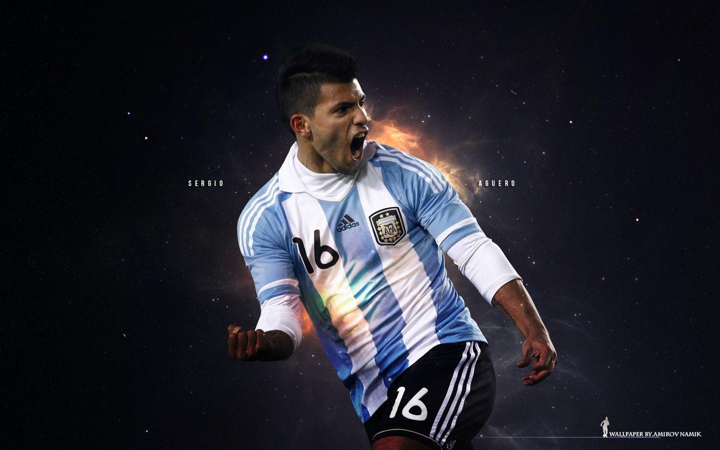 1440x900 Sergio Aguero Wallpaper HD, Desktop