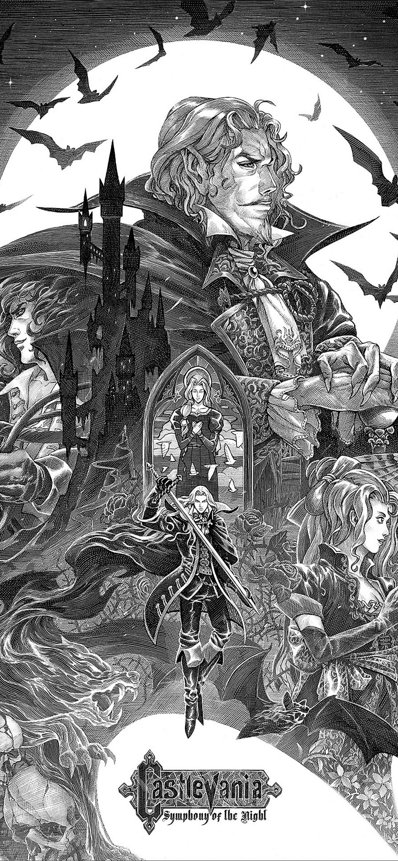 1290x2780 castlevania symphony of the night iPhone Wallpaper Free Download, Phone