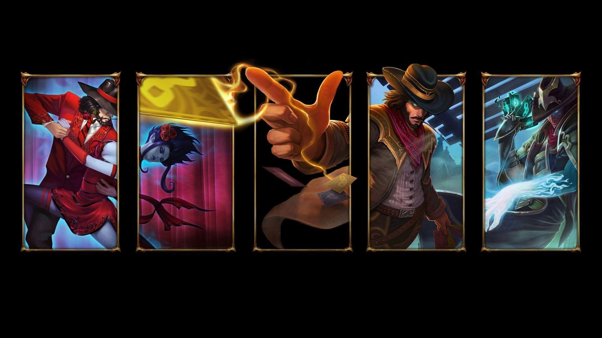 1920x1080 Games Wallpaper Twisted Fate Skins Compilation, Desktop