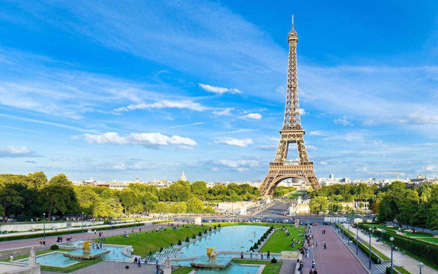 1680x1050 HD Wallpaper:  Cities summer in paris HD desktop, Desktop