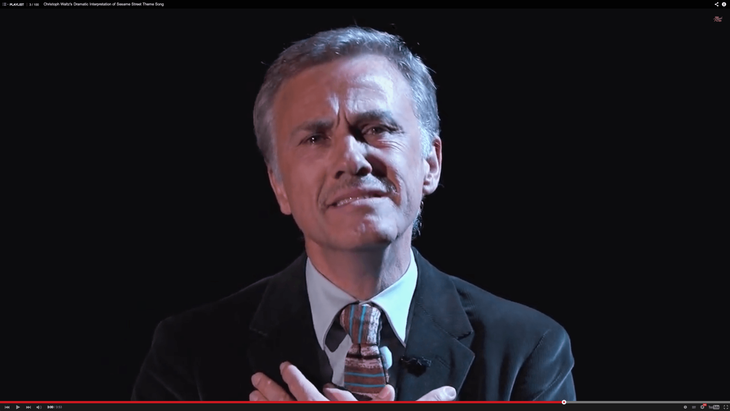 2560x1440 Watch Christoph Waltz Conjure Darkness From 'Sesame Street, Desktop