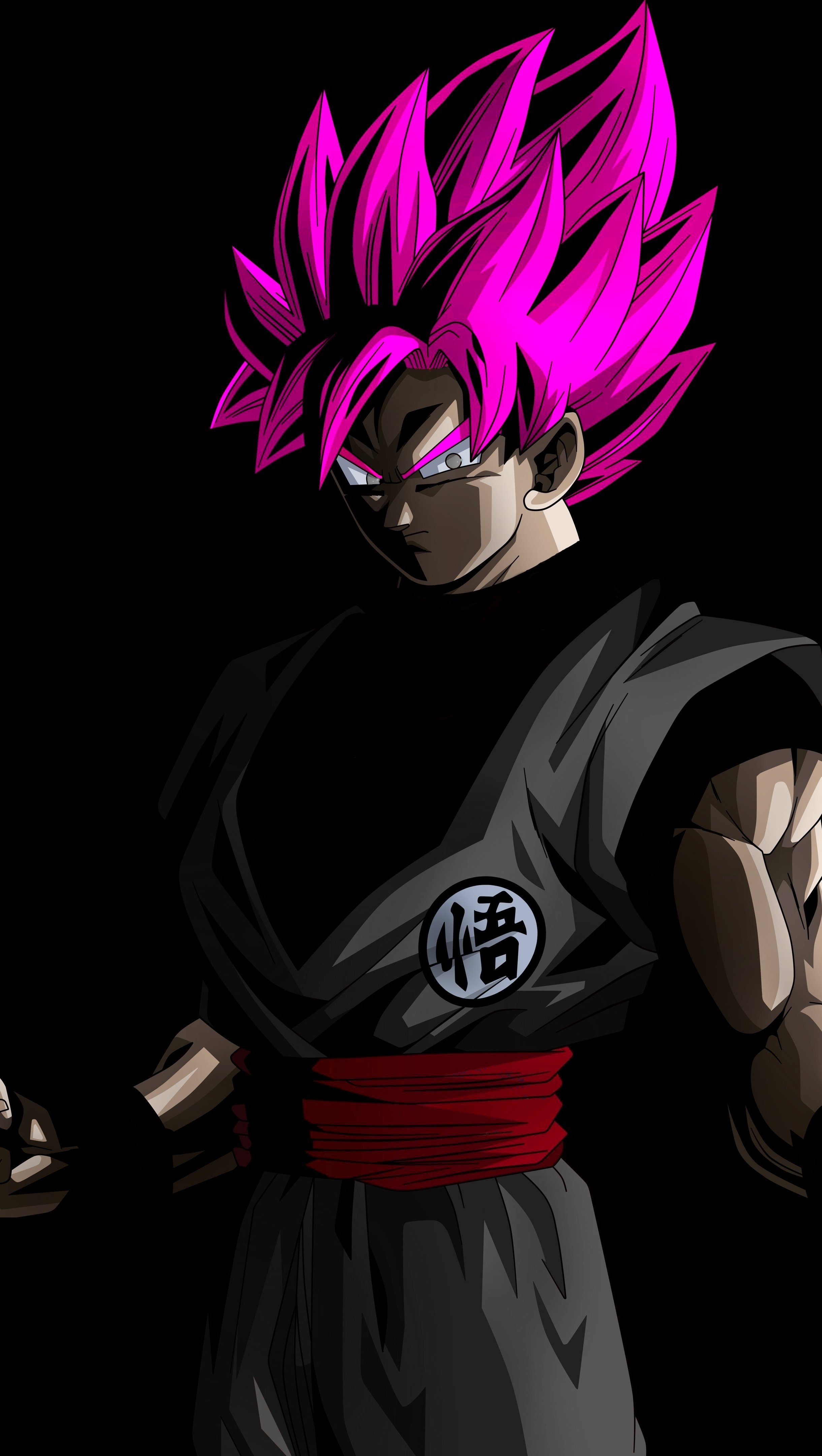 2440x4320 Goku Black Oled Anime Wallpaper 8k Ultra HD, Phone