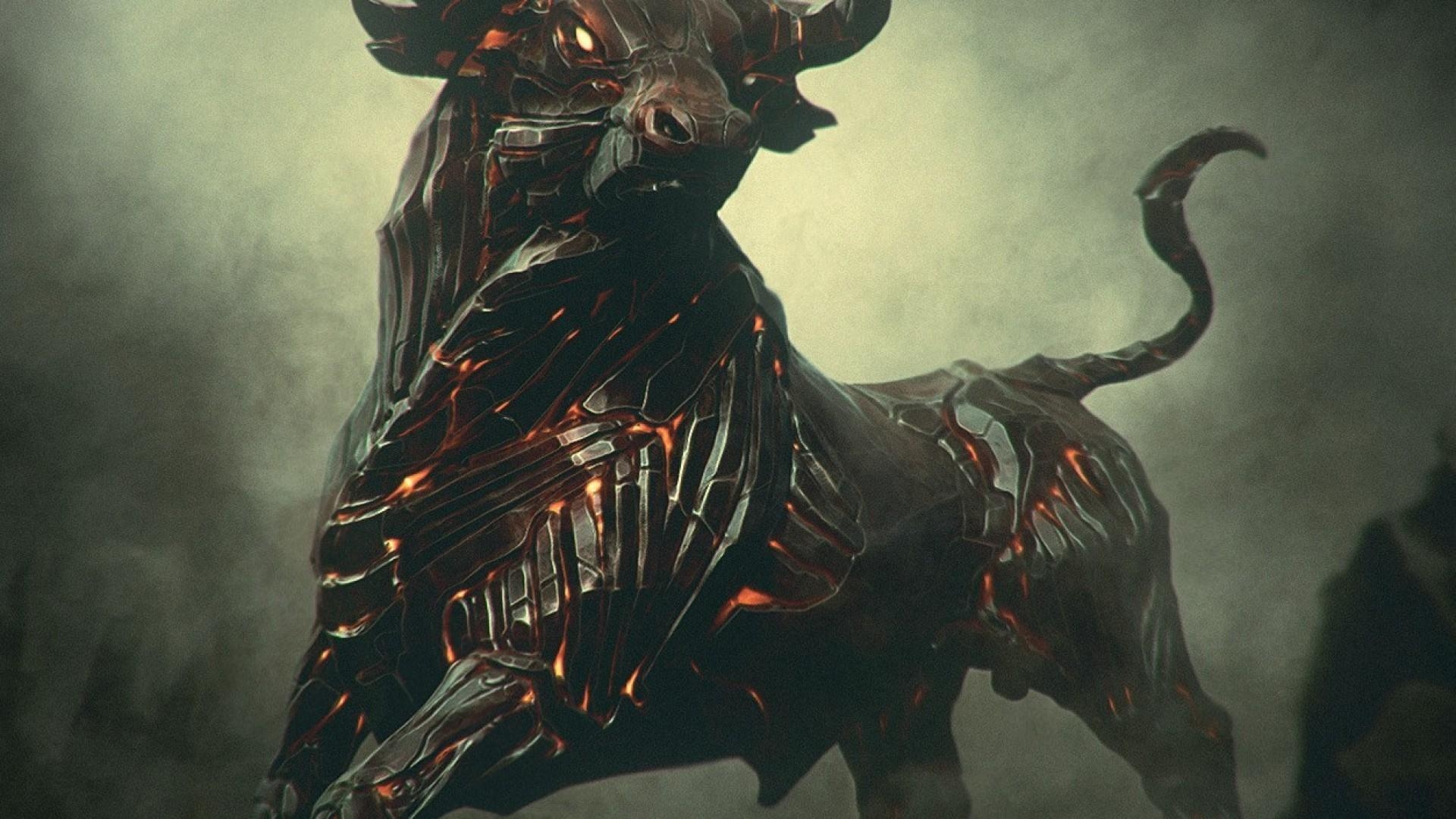 1920x1080 Bull Wallpaper, Desktop