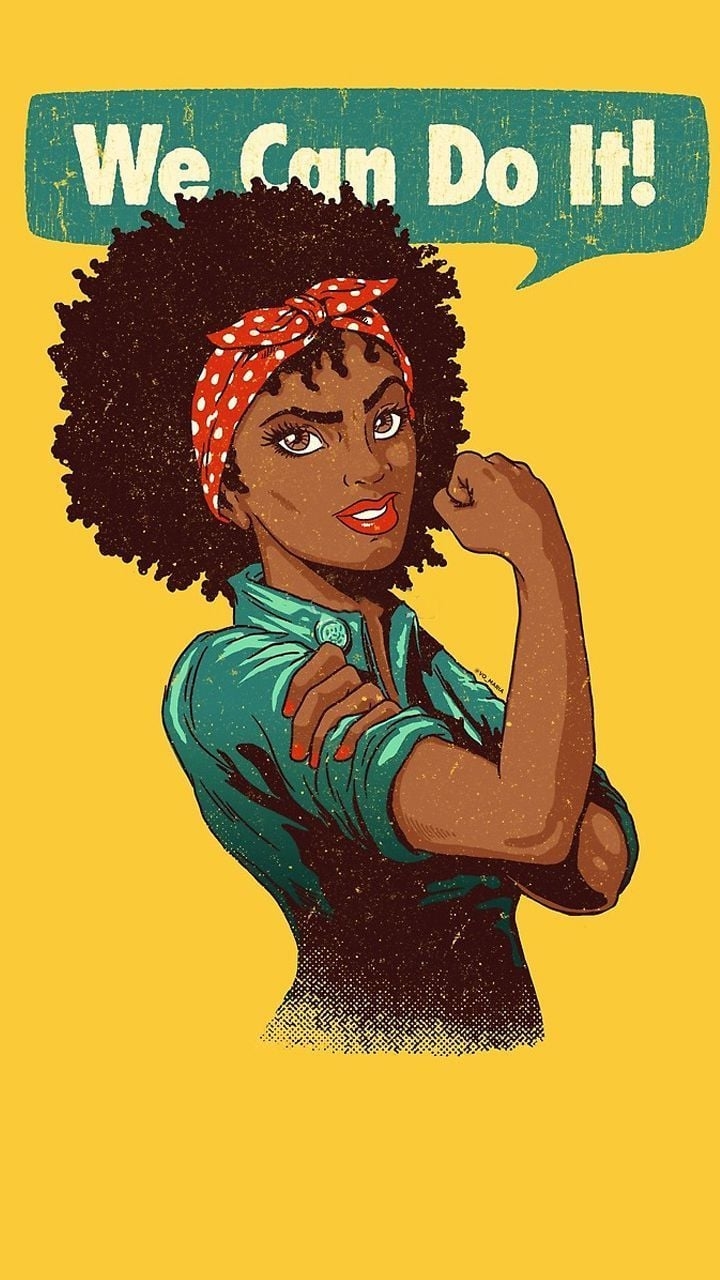 720x1280 Cute Black girls wallpaper for girls wallpaper app. Black girl cartoon, Black art picture, Black love art, Phone