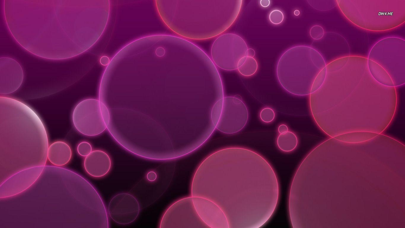 1370x770 Pink Bubbles Abstract Wallpaper  px Free Download, Desktop