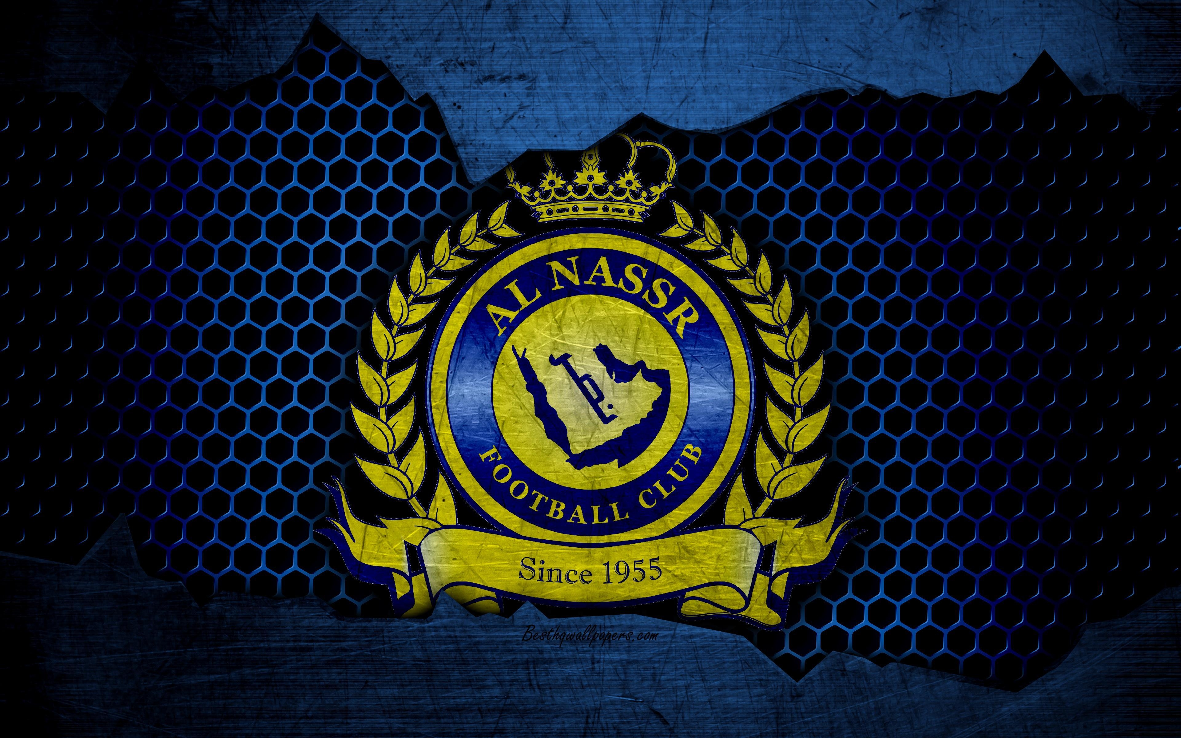 3840x2400 Download Wallpaper Al Nassr, 4k, Logo, Saudi Professional League, Desktop