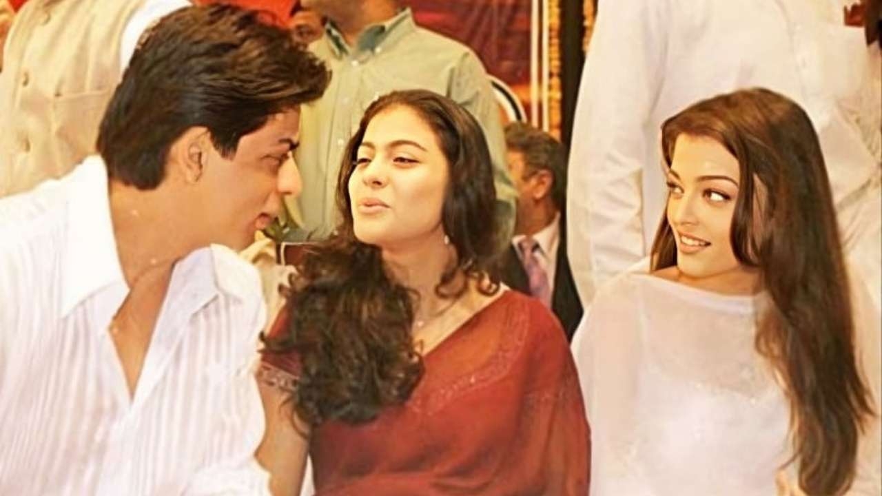 1280x720 Photos: When Kajol left Shah Rukh Khan and Aishwarya Rai Bachchan in splits at 2002 event, Desktop