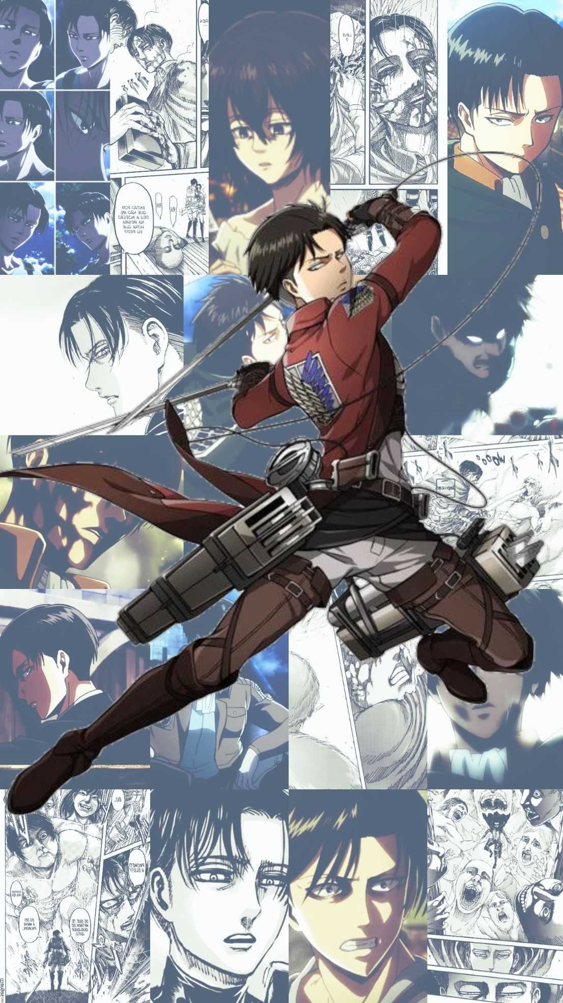 1110x1970 Levi Ackerman Background, Phone