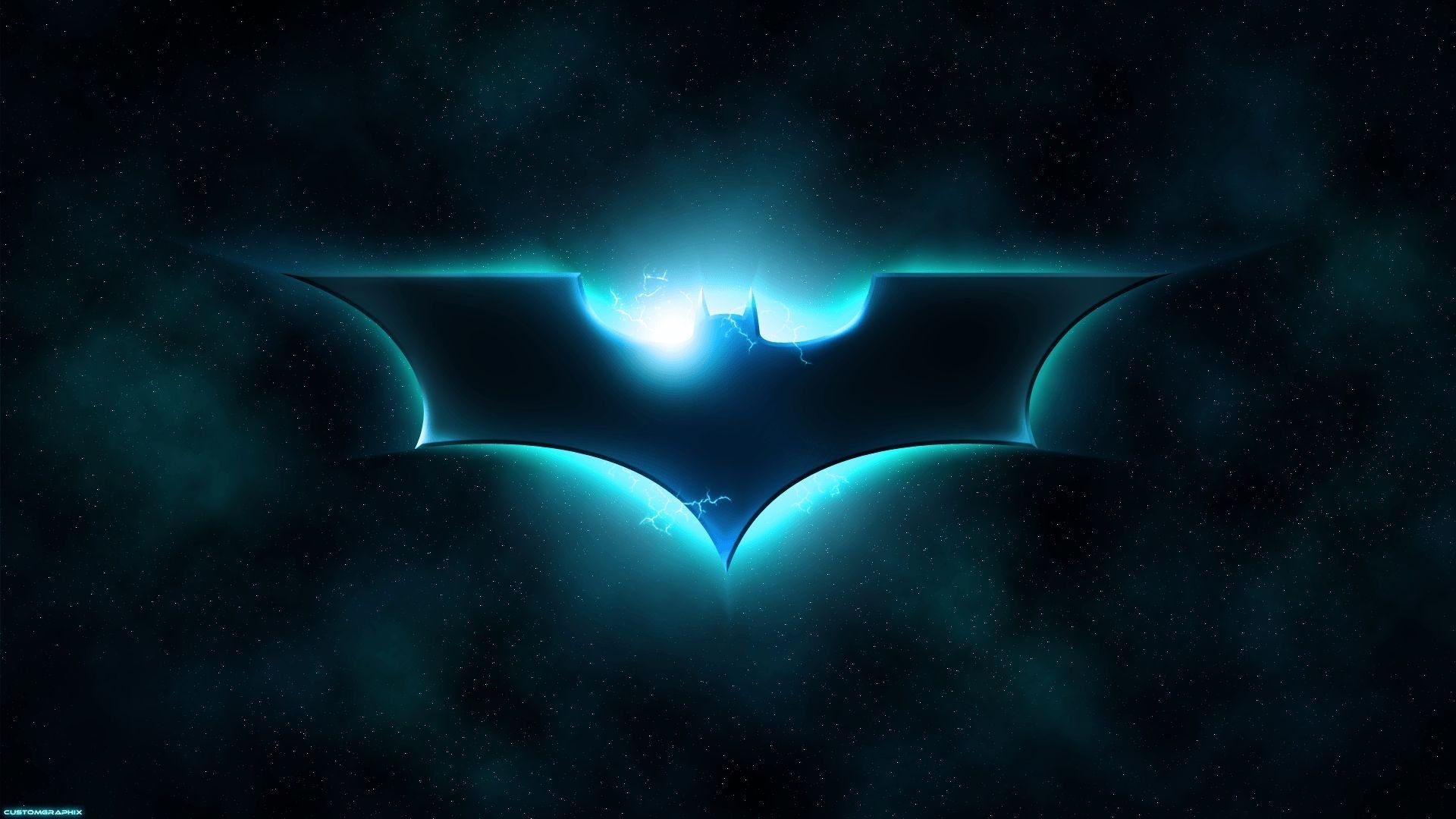 1920x1080 Blue Batman Logo Wallpaper, Desktop