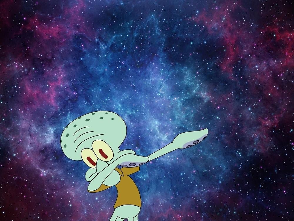 1000x750 Squidward dabbing wallpaper, Desktop