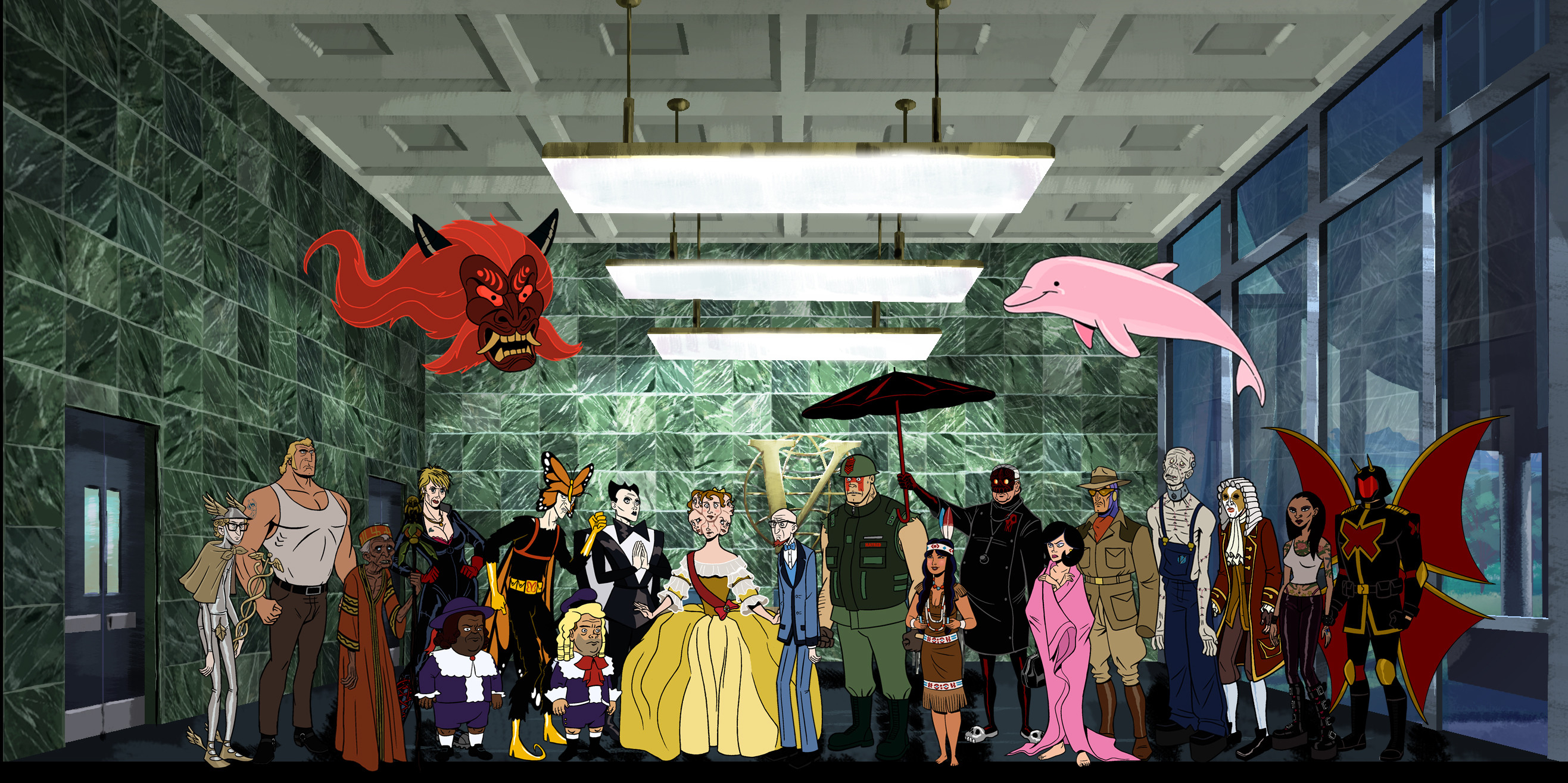 2640x1320 Venture Bros Wallpaper background picture, Dual Screen