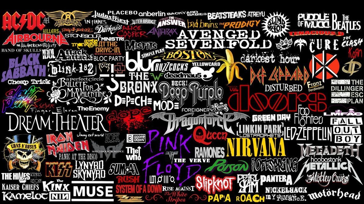 1200x670 Ingrid's Graceland Fan Art: ♥ Rock n' Roll Is Life ♥. Rock band logos, Band wallpaper, Band logos, Desktop