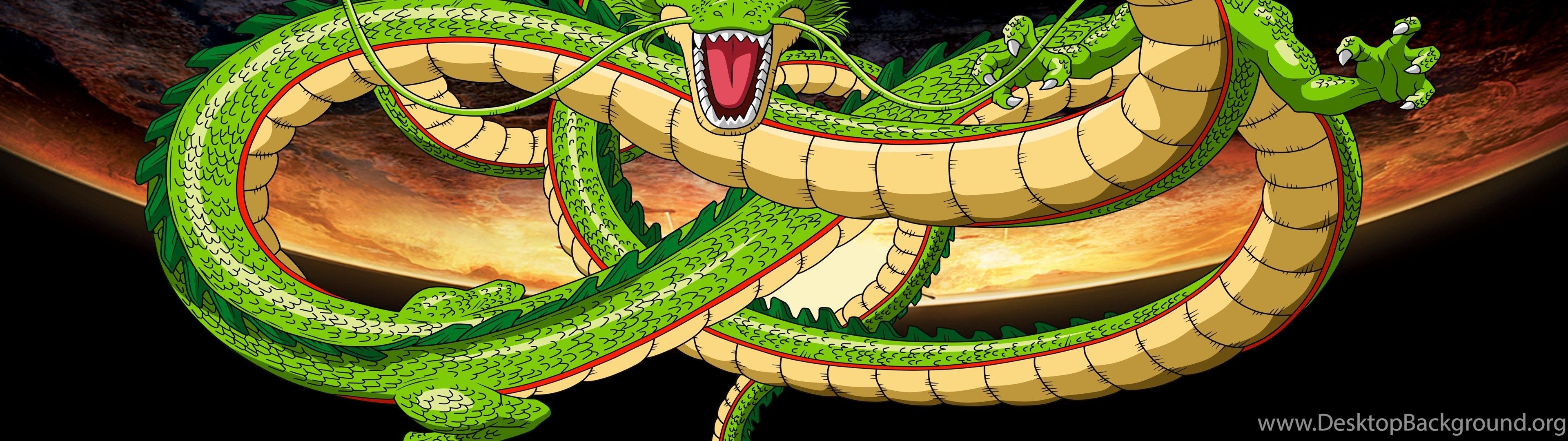 3840x1080 Here Is A Shenron Wallpaper I Found While Google ing, Dbz Desktop Background, Dual Screen