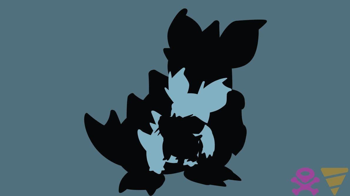 1200x670 Nidoqueen Evolution Line Minimalism, Desktop