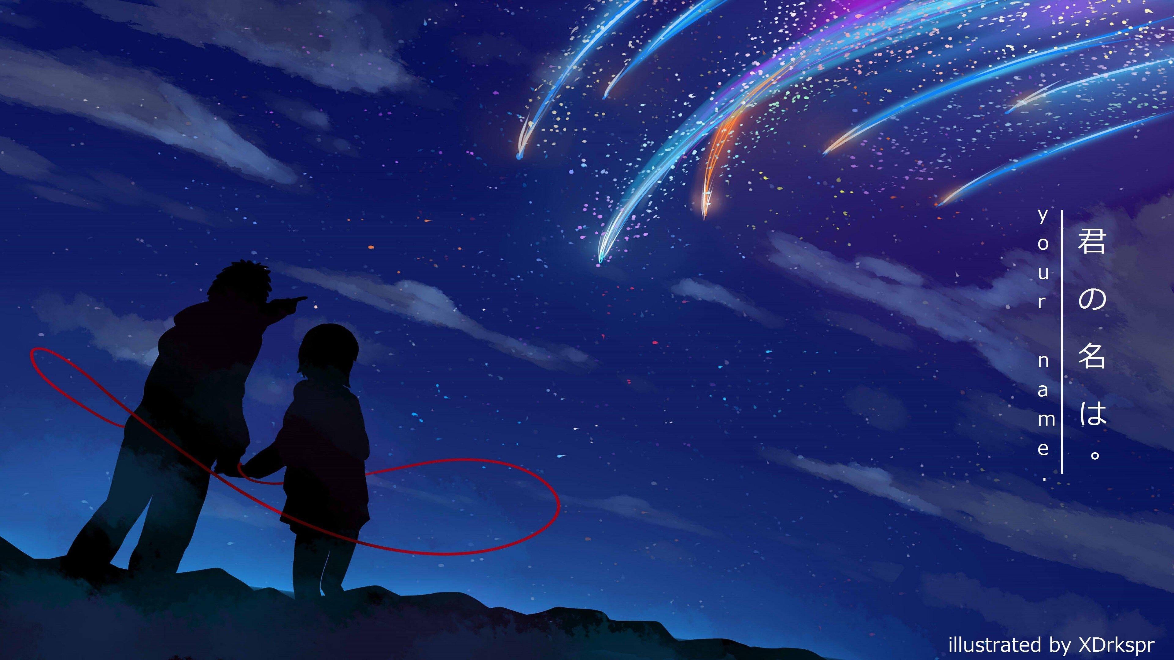 3840x2160 your name 4k wallpaper (). Name wallpaper, Your name, Desktop