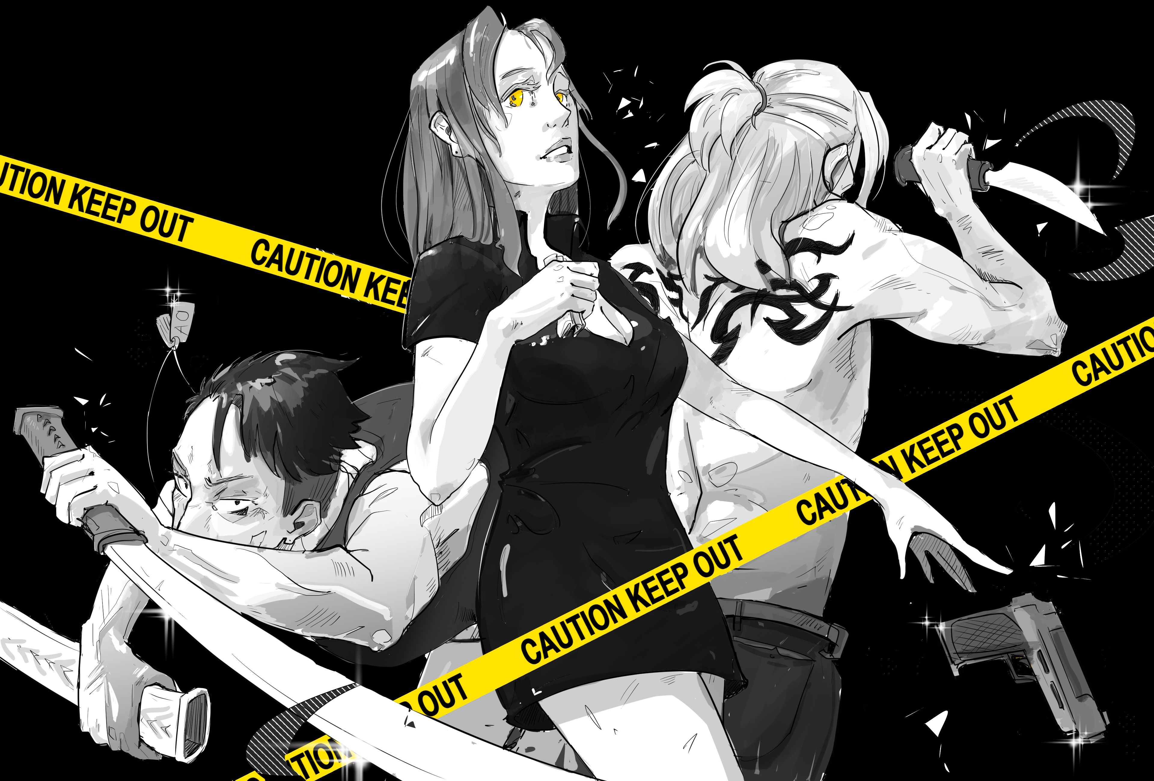 3840x2600 Gangsta Anime Wallpaper & Background Download, Desktop