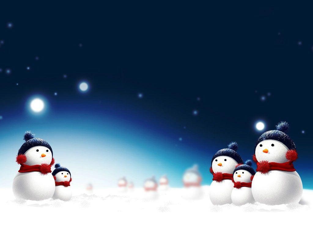 1030x800 Cute Snowmans, Desktop